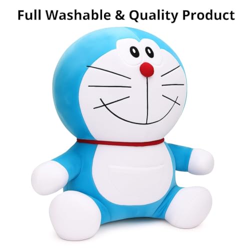 Image of Plush Stuffed Animal Toy | Ultra Soft and Cuddly Teddy for Kids and Adults | Cute Hugging Doll for Gifting, and Bedroom Decor (Blue Cartoon)