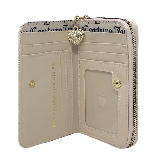 Juicy Couture Multi-Compartment Bifold Wallet (Powder Blush), 13JCCEEJC2