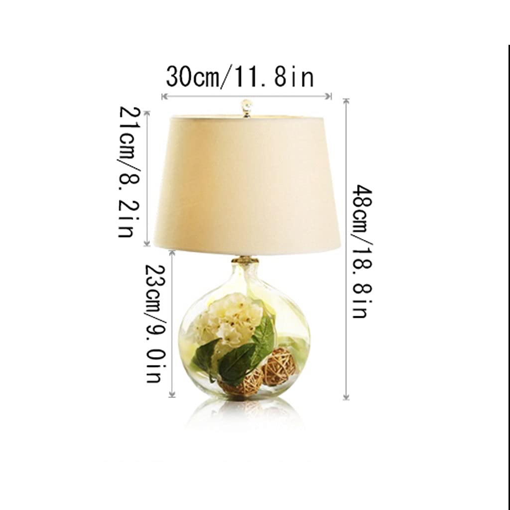 Lámpara de mesa Lampada da tavolo in stile country stile comodino lampada da comodino creativa lampade da comodino semplici adatti for soggiorno e regali da camera da letto dormitorio y sala de estar