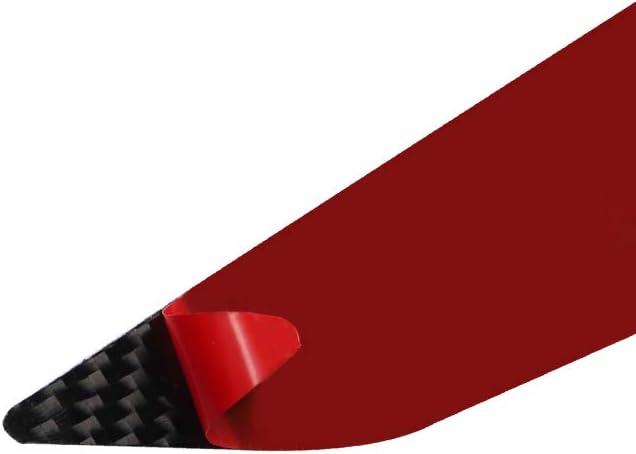 NVCNX Real Carbon Fiber Compatible with Audi B9 A4 S4 2017-2025 / A5 S5 RS5 2018-2025 2019 2020 2021 2022 2023 2024 Car Center Console Sides Panel Trim Cover Sticker Decal Interior Accessories 2PCs