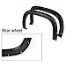 DOTCOM Fender Flares,Compatible with 2007-2013 GMC Sierra 1500 All Beds,Wheel Arch Cover Trim Black Paintable Matte Pocket Smooth Riveted Style 4PCS
