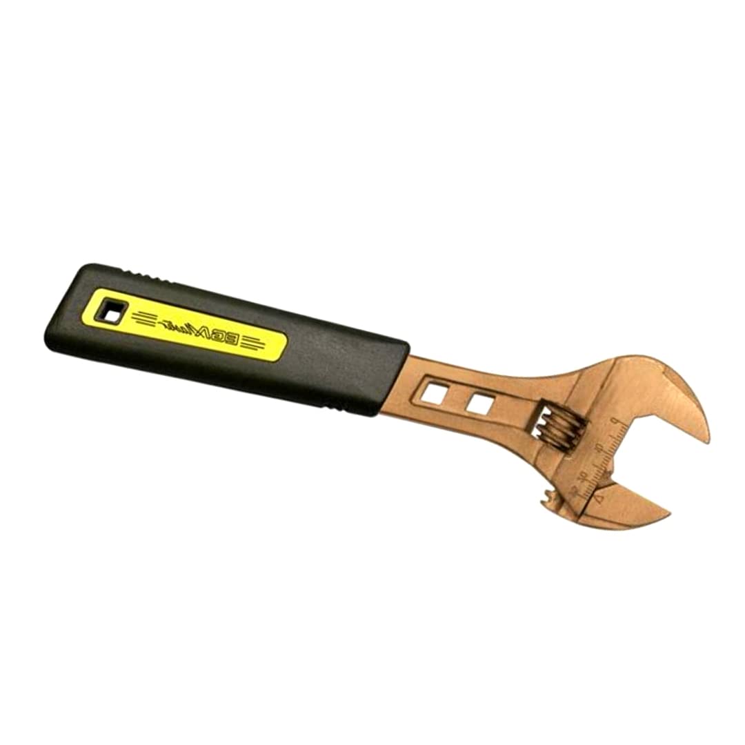 LLAVE AJUSTABLE 10" ANTICHISPA CONFORT Cu-Be
