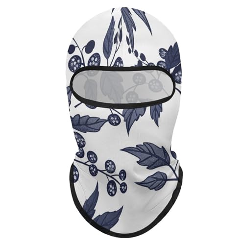 Balaclava Mask for Men Ski Mask for Women Berry Element Pattern Full Face Mask Face Cover for Cycling, 1, Style miniatura 7