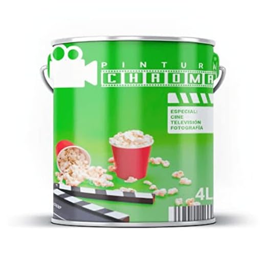 Pintura Chroma Key Verde 4Kg. para Estudios de Televisión y Cine