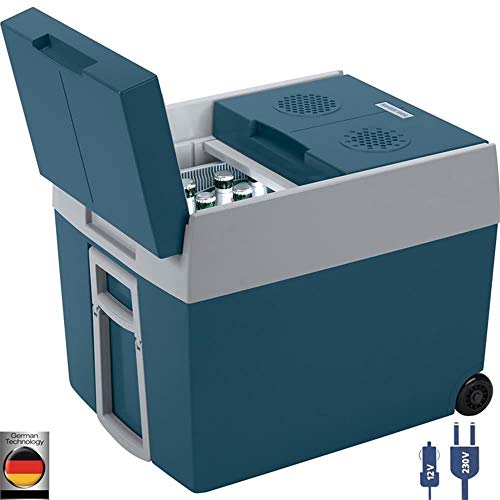 Mobicool-W48-ACDC-elektrische-Kuehlbox-mit-Rollen-passend-fuer-eine-komplette-Getraenkekiste-Bierkiste-48-Liter-12-V-und-230-V-fuer-Auto-Lkw-und-Steckdose-A