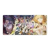崩壊：スターレイル オンパロス ゲーミングマウスパッド サイズ 非スリップ加工 キャラクターイラスト印刷 滑り止め 大型マウスパッド