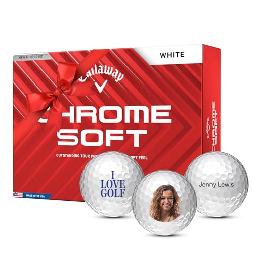 Callaway Chrome Soft Custom Personalized Golf Balls (One Dozen)