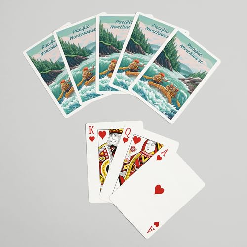 Baraja de poker tamaño estándar con 52 cartas miniatura 7