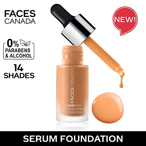 Image of FACESCANADA Ultime Pro Second Skin Foundation - Beige 03, 15ml | Lightweight Anti-Ageing Serum Foundation | 3X Lighter | Natural Matte Finish | Medium To High Coverage | SPF 15 | Non-Oily