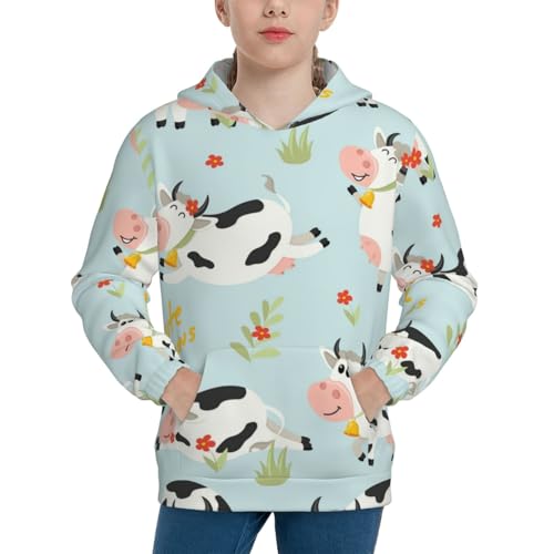 Cute Dogs Collage Kid Hoodies Boys Sweatshirts Girls Pullover with Pocket