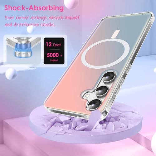 Coque Samsung S23 FE antichoc transparente et holographique