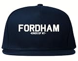 Kings Of NY Fordham Road Bronx New York Adjustable Adult Snapback Hat Navy Blue