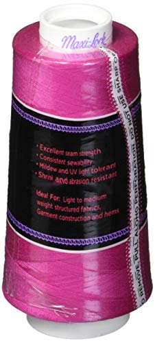 Maxi-Lock Hilo en Cono 3000 Yardas Fucsia Brillante miniatura 2
