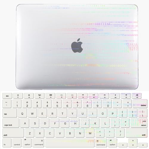 Carcasa MacBook Air 13 A1932 JZ Case transparente con protector de teclado para portátil 2018 2019