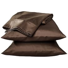 Threshold High Performance 400 Thread Count Sheet Set Twin, Brown