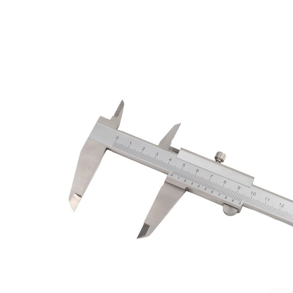 Calibro a corsoio da 150 mm, per officina, scuola, hobby (200 mm)