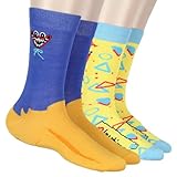 Culture Fly Meias Poppy Playtime Crew, Poppy Pacote com 2, Tamanho Único