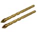 New Lon0167 10mm Tip Featured 6.35mm Hex drill reliable efficacy hole Phillips Cross Head Tile Twist Drill Bit 2pcs(id:4bd 86 64 2b8)