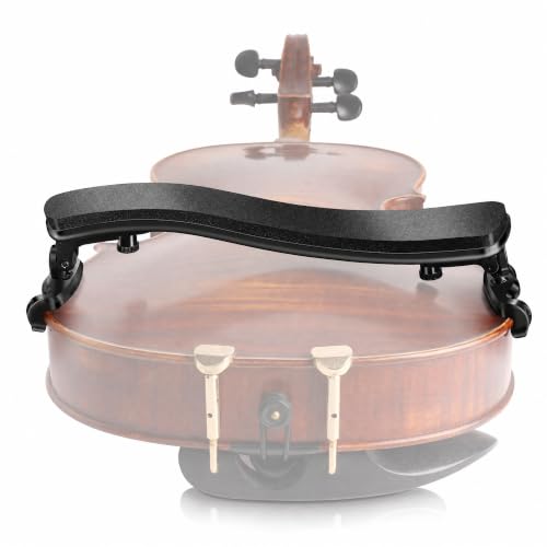 Violin Shoulder Rest for 4/4 3/4 Violins, Adjustable Height Rest