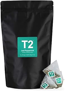 T2 Tea Just Peppermint Herbal Tea in Resealable Bag, 90 g