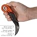 CRKT Provoke Orange Kinematic EDC Folding Pocket Knife: Morphing Karambit, Black Stonewash Stainless Steel Blade, Grivory Handle with Integrated Safety Lock, Low Profile Pocket Clip 4041O