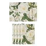 Matériau de qualité supérieure : les sets de table rustiques d'automne pour table de salle à manger sont fabriqués en PVC et polyester respectueux de l'environnement, robustes et imperméables, résistants à l'huile, faciles à nettoyer, antidérapants et résistants à la chaleur, protègent la surface de votre table des taches ou des rayures, impression double face.