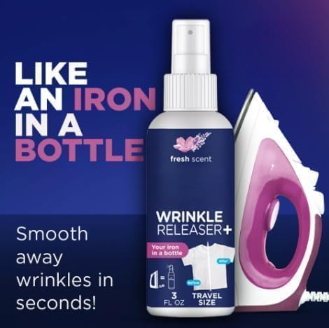 NEW Wrinkle Releaser and Refresher Fabric Spray, Fresh Scent, Travel Size, 3 fl oz (pack of 1) - Thumbnail 2