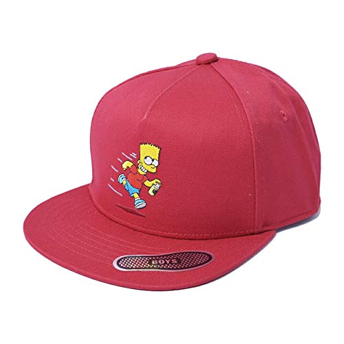 [バンズ] APPAREL アパレル キャップ スナップバック ボーイズ レディース キッズ レッド ザ・シンプソンズ VANS X THE SIMPSONS SNAPBACK VN0A4TQJ17A Free [並行輸入品]