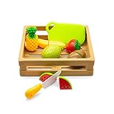 Kids Schneideset Lernbox Schneidbares Obst ideal für Kinderküche oder Rollenspiele