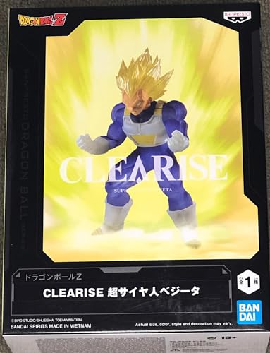 Banpresto Figura de Accion Dragon Ball Z Clearise Super Saiyan Vegeta 14cm BP18855 Multicolor