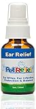 Pet Relief Ear Mites, Natural Ear Relief for Dogs, 30ml