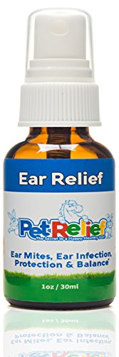 Pet Relief Ear Mites, Natural Ear Relief for Dogs, 30ml