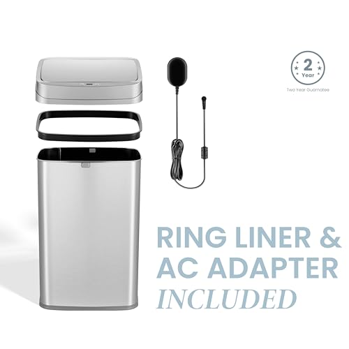Caneca de Basura Automática 50L Sensor de Movimiento miniatura 5