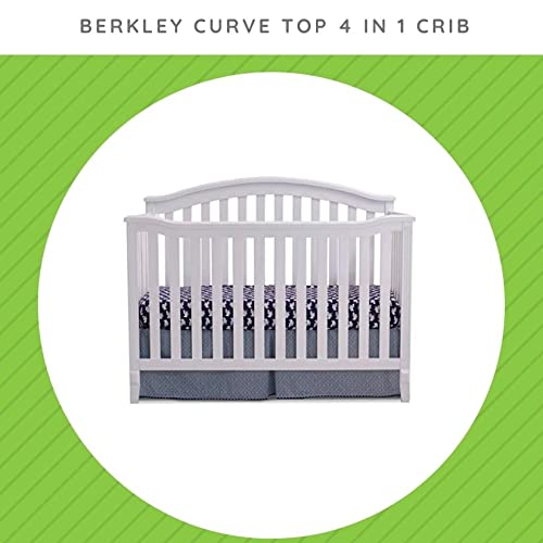 Image of Toddler Bed Safety Guard Rail for Sorelle Convertible Cribs - Solid Wood Rail for Convertible Crib to Toddler Bed Conversion - Safety Bed Rail for Children (Model #148, White)