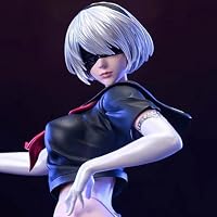 Zhongkaihua Anime-Action-Figur Nr. 2, Typ B 2B, stehende Figur, 30 cm, PVC, Modell 2B Yorha/2Bautomata, Actionfiguren, Desktop-Statue, Dekoration, Sammlerfiguren, Geschenke – Ansicht 7