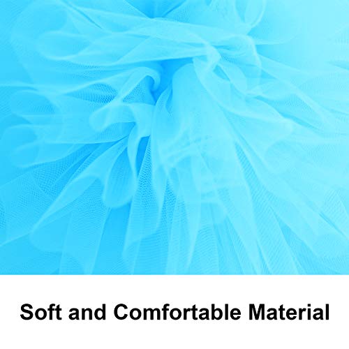 Jane Shine Infant Tutus, Tutu Skirt For Baby Girls, Toddler Tulle Dress Skirt 5 Layers Soft For Babies First Birthday Blue #TOP6