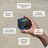 Shashibo DODECA Magnetic Puzzle Cube, Sensory Fidget Toy for Adults & Kids, Stress Relief Fidget Toy for All Ages, Cool Fidget Toys for Desk, Shape Shifting Box, 100+ Possible Shapes