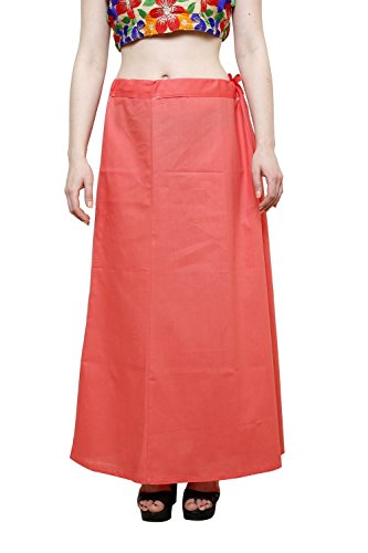 Image of Pistaa's combo of Women's Cotton Best Plain Solid Indian Readymade Inskirt Saree petticoats