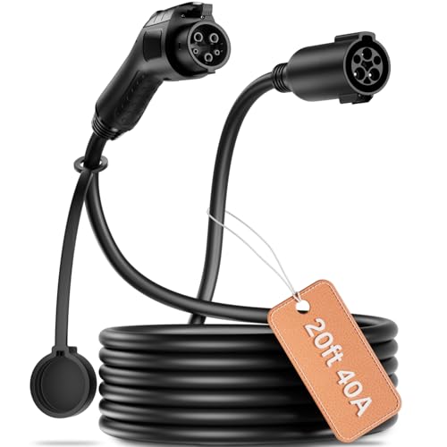 J1772 20ft 40A EV Extension Cable (9.6kW)