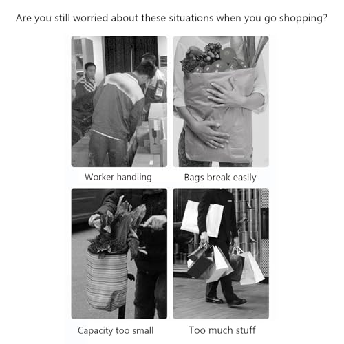 Faltbarer blauer Einkaufswagen mit 2 Rädern – Einkaufstrolley, leicht und tragbar, perfekt für Einkaufen, Reisen und Besorgungen, einfache Lagerung – Bild 4