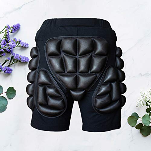 Bermuda de proteção de quadril de 2,5 cm da Besportble, short de proteção no gelo, esqui, snowboard