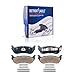 Detroit Axle - 11.22 inch (285mm) Rear Brake Kit for 03-06 Jeep Liberty Wrangler TJ Drilled Slotted Disc Brake Rotors 2003 2004 2005 2006 Ceramic Brakes Pads Replacement