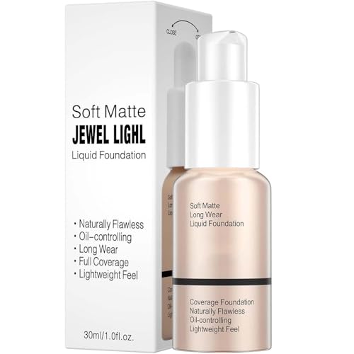 30ml Oil-controlled Liquid Foundation - Completely Covers, Hides Pores and Concealers For a Beautiful Look