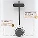 Elite Gourmet ECT-1027 Cool Touch Toaster, 7 Toast Settings Cancel Functions, Slide Out Crumb Tray, Extra Wide 1.5