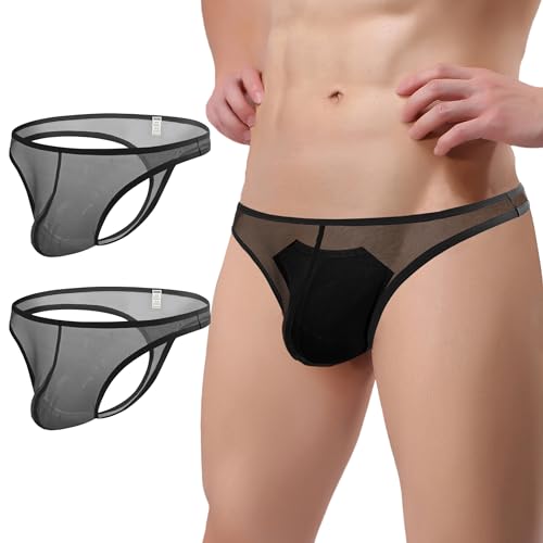 Mens Sexy See Through Thong