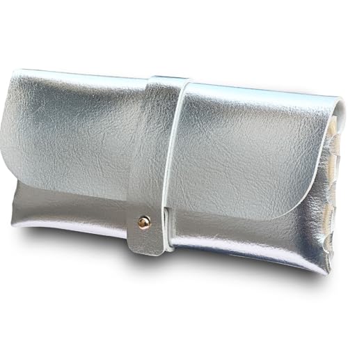 Image of Glasses storage bag Travel sunglasses myopia glasses storage bag Fashion leather storage bag