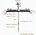 Power Mixer Pneumatic Agitator Clamp-On Drum Agitator Industrial-Grade Pneumatic Shaker Paint Stirring Tool，Pneumatic Paint Mixer, 1/2 Air Agitator with Stand, Folding Propeller, 1000L Capac