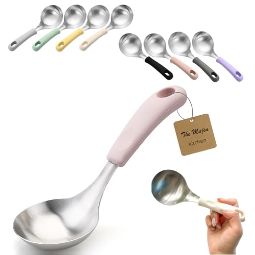 Korean Serving Spoon Stainless Steel Ladle 먹방 스푼 미니 국자