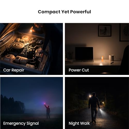 Image of wipro Zoom Multi Functional LED Pocket Torch | Type C Fast Charging | 3 Modes with Torch and Lantern | Easy Fit to Pocket | 500 mAh Battery with Upto 3 Hrs Back Up | Pack 2