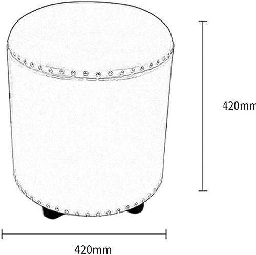 Pouf rond violet 42 cm avec coffre de rangement discret